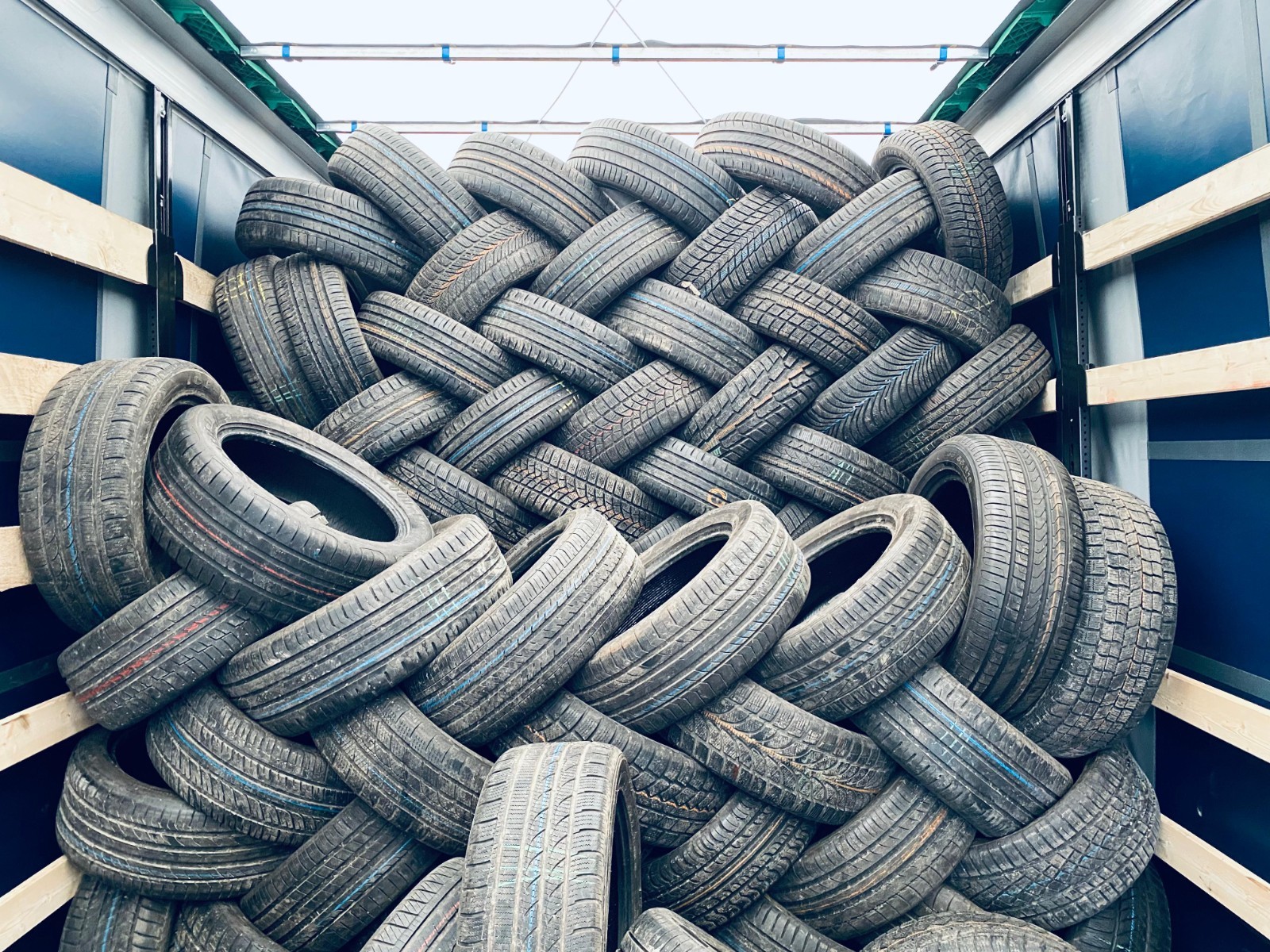 Tire lots organized for wholesale volume programs